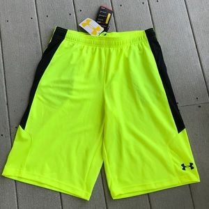 Under Armour youth XL neon gym shorts